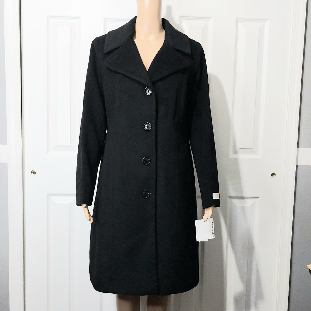 Anne Klein Casmere, Wool Coat,‎ NWT, Size 6